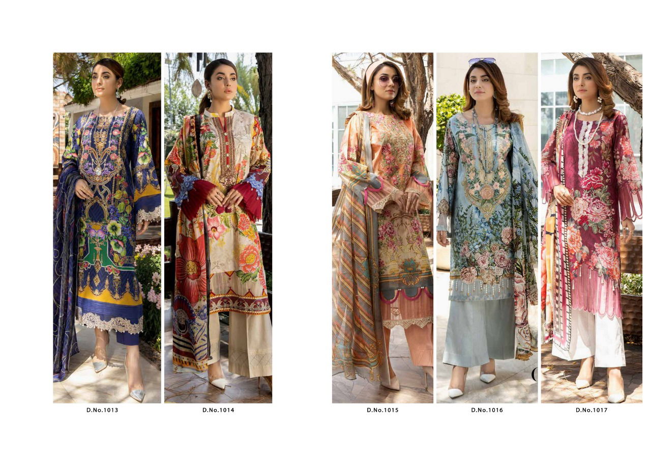 Safinaz Adans Libas New Fancy Festive Wear Lawn Cotton Embroidery Salwar Suits Collection